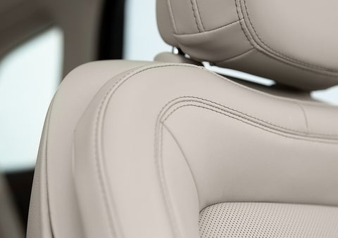 Fine craftsmanship is shown through a detailed image of front-seat stitching. | Hooks Lincoln in Fort Worth TX