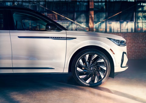 The wheels of the available Jet Appearance Package are highlighted. | Hooks Lincoln in Fort Worth TX