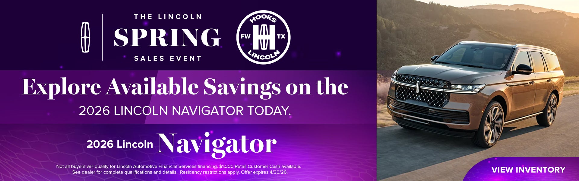 2026 Lincoln Navigator For Sale Fort Worth, TX