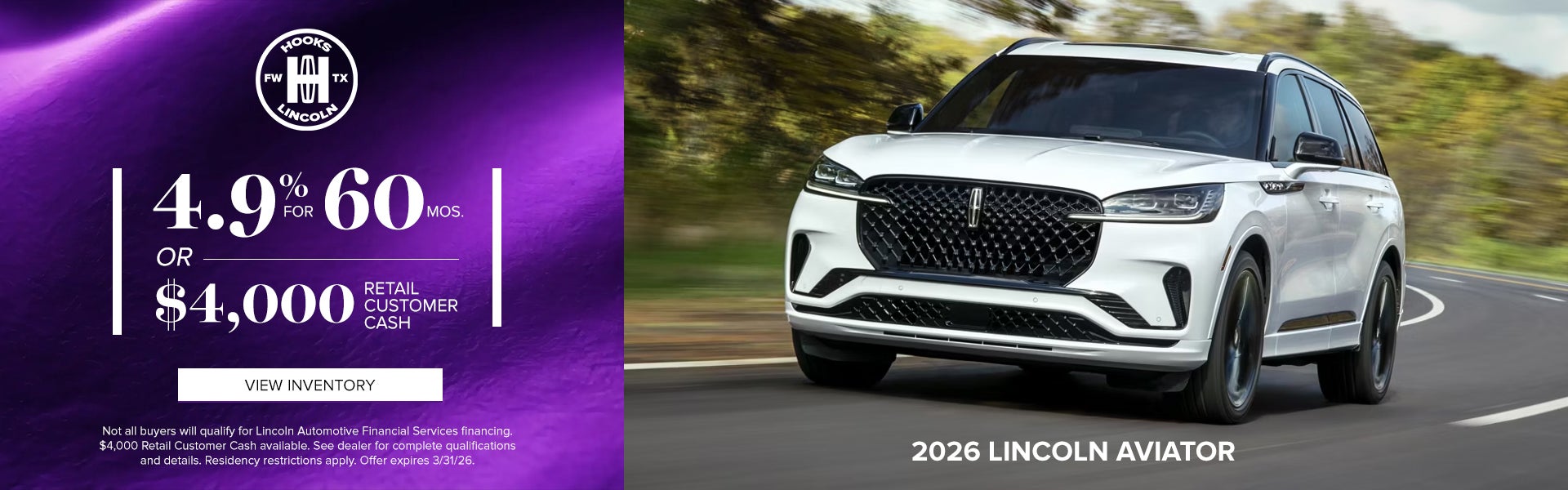 2026 Lincoln Aviator For Sale - Fort Worth, TX