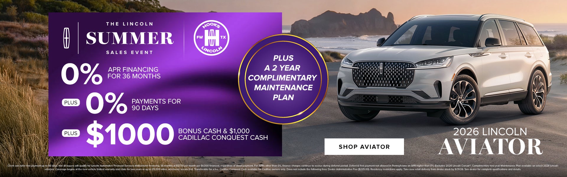 Lincoln Summer Sales Event Lincoln Aviator Deals