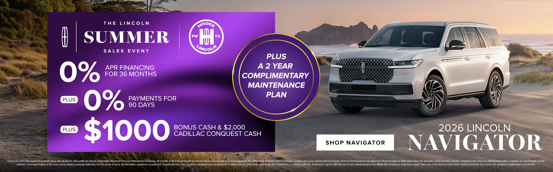 Lincoln Summer Sales Event Lincoln Navigator Deals